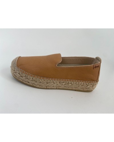 ESPARTO LOAFER NAPA CUERO MERCE DOBLE NATURAL COLOR CUERO