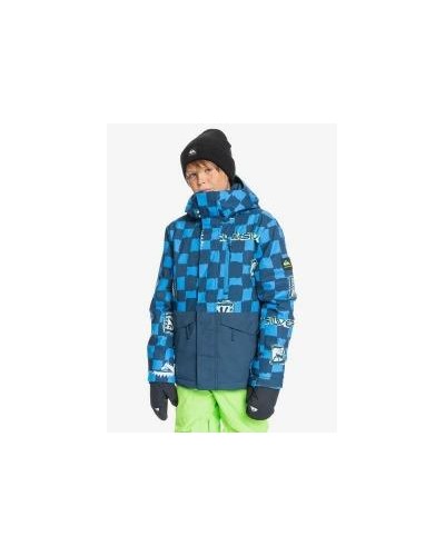 CHAQUETON MISSION PRINTED BLOCK YOUTH JK 100% Polyester FRENCH BLUE R…