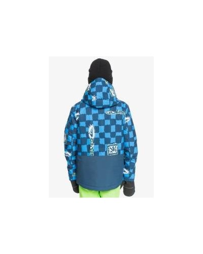 CHAQUETON MISSION PRINTED BLOCK YOUTH JK 100% Polyester FRENCH BLUE R…