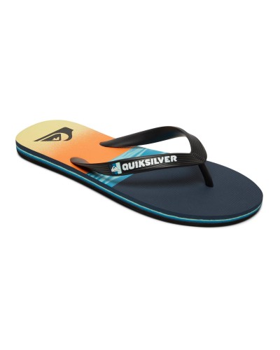 CHANCLA MOLOKAI HOLD DOWN FLEXIBLE 3 POINT SYNTHETIC RUBBER BLACK/BLUE/BLUE