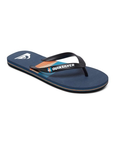 CHANCLA MOLOKAI SEASONS FLEXIBLE 3 POINT SYNTHETIC RUBBER BLACK/BLUE/BLUE