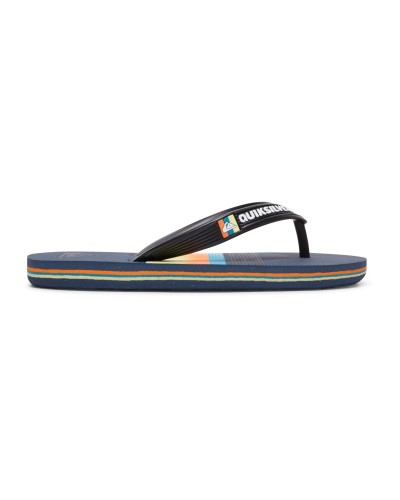 CHANCLA MOLOKAI SLAB YOUTH FLEXIBLE 3 POINT SYNTHETIC RUBBER BLACK/BLUE/BLUE