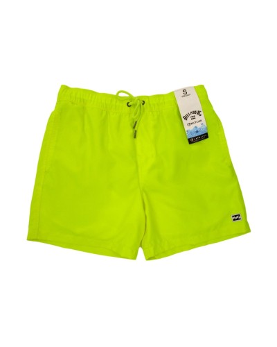 BAÑADOR ALL DAY LB POLYESTER ELASTIC WAIST NEON YELLOW