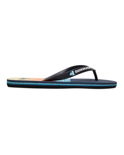 CHANCLA MOLOKAI HOLD DOWN FLEXIBLE 3 POINT SYNTHETIC RUBBER BLACK/BLUE/BLUE