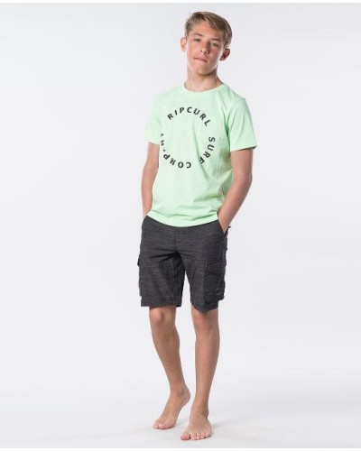 CAMISETA MANGA CORTA WOOP LOOP BOY TEE COTTON FIT STANDARD LIGHT GREEN