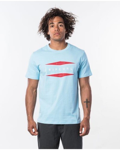 CAMISETA MANGA CORTA NEON S/S TEE COTTON FIT STANDARD BLUE RIVER