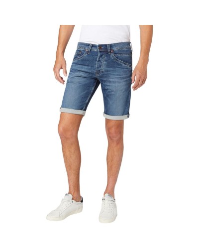 PANTALÓN CORTO VAQUERO TRACK SHORT 98% BAUMWOLLE 2% ELASTHAN 000DENIM