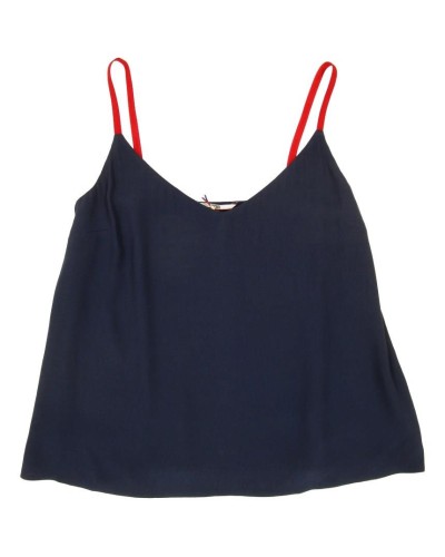 TOP TIRANTES TJW BRANDED STRAPS CAMI TOP 100% VISCOSE TWILIGHT NAVY