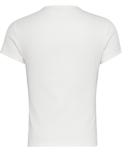 CAMISETA MANGA CORTA TJW BBY ESSENTIAL RIB SS WHITE