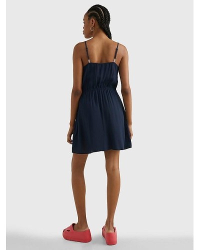 VESTIDO TJW ESSENTIAL LACE STRAP DRESS TWILIGHT NAVY