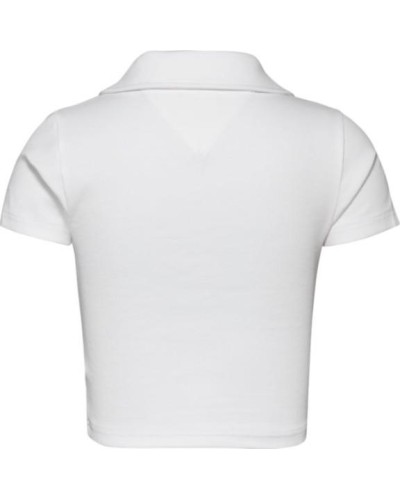 POLO MANGA CORTA TJW ESSENTIAL V-NECK POLO WHITE