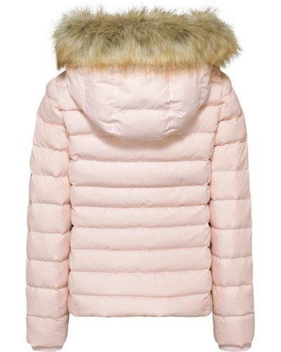 ABRIGO CAPUCHA TJW BASIC HOODED DOWN JACKET FAINT PINK