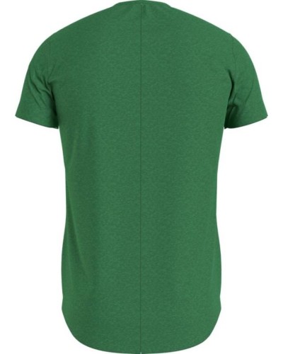 CAMISETA MANGA CORTA TJM SLIM JASPE C NECK 50% ALGODÓN ORGÁNICO 50% POLIÉSTER COASTAL GREEN