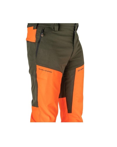 PANTALÓN LARGO TÉCNICA CAZA FEBO 08 VERDE / NARANJA