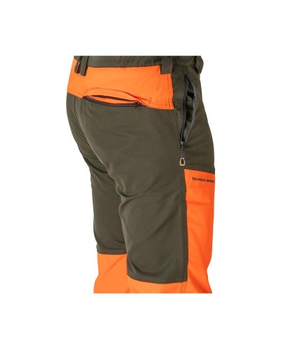 PANTALÓN LARGO TÉCNICA CAZA FEBO 08 VERDE / NARANJA