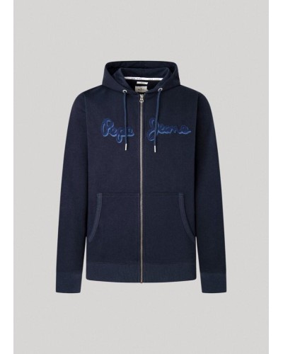 SUDADERA RYAN ZIP DULWICH BLUE