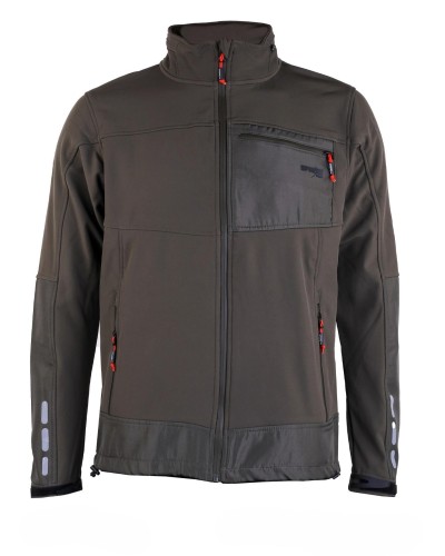 CHAQUETA SOFTSHELL EDMUND VERDE