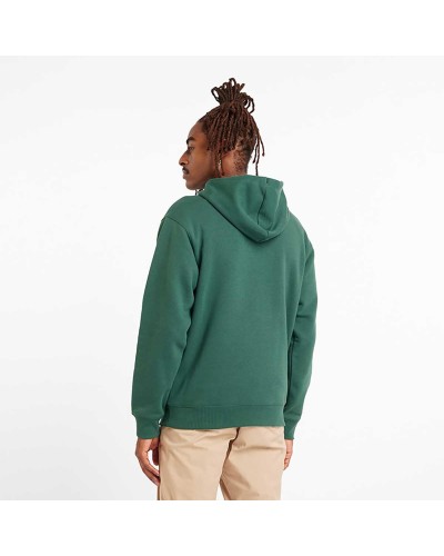 SUDADERA SPORT ESSENTIALS FLEECE LOGO HOODIE NIGHTWATCH GREEN