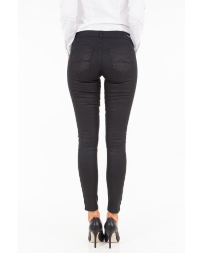 PANTALON BRILLANTE NEGRO ELÁSTICO