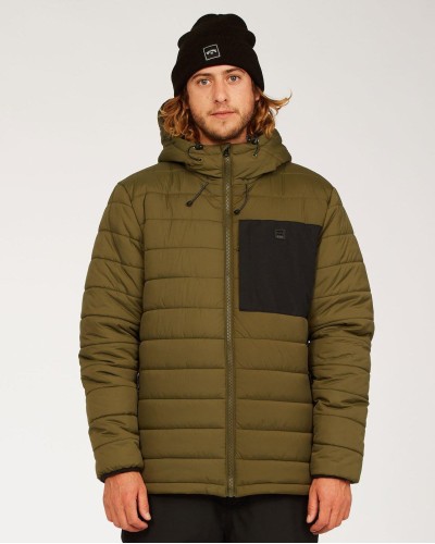 CHAQUETON CAPUCHA JOURNEY PUFFER 100% POLYAMIDE MILITARY