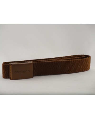 CINTURON CLIP BELT TONAL 100% POLYESTER HAMILTON BROWN