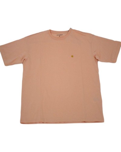 CAMISETA MANGA CORTA W S/S CHASY T-SHIRT 100% COTTON SINGLE JERSEY, 130G POWDERY/GOLD