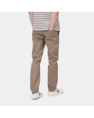 PANTALON Sid Pant Cotton Polyester Lamar Stretch Twill LEATHER