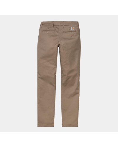 PANTALON Sid Pant Cotton Polyester Lamar Stretch Twill LEATHER