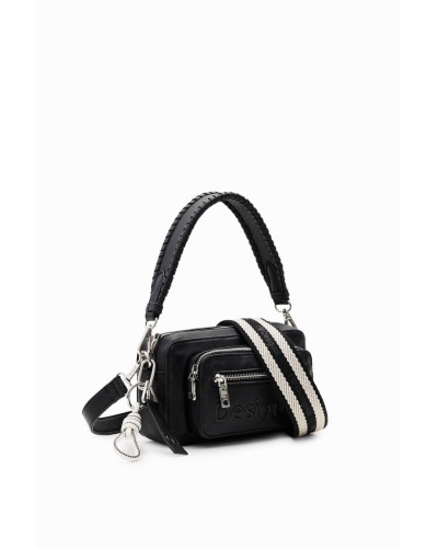 BOLSO HALF LOGO CAMBRIDGE NEGRO