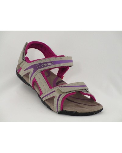 SANDALS SPORT WOMAN CAMBRILS 08 GRIS VELCROS