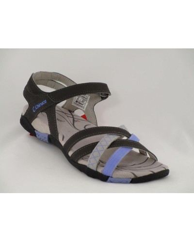 SANDALS SPORT WOMAN MALIBU 05 GRIS VELCROS