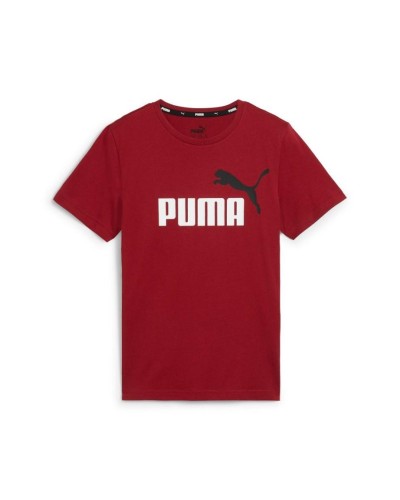 CAMISETA MANGA CORTA ESSENTIALS+ 2 COL LOGO TEE ROJO INTENSO