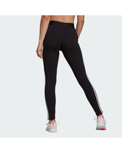 LEGGINS LOUNGEWEAR ESSENTIALS 3 BANDAS BLACK/WHITE