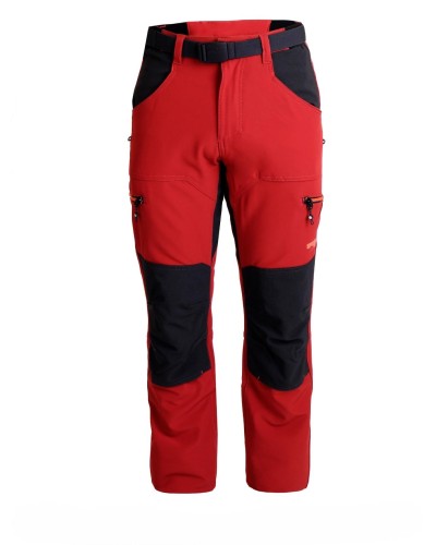 PANTALÓN LARGO TREKKING ROCKWALL 95% POLIÉSTER 5% ELASTANO TIERRA ROJA