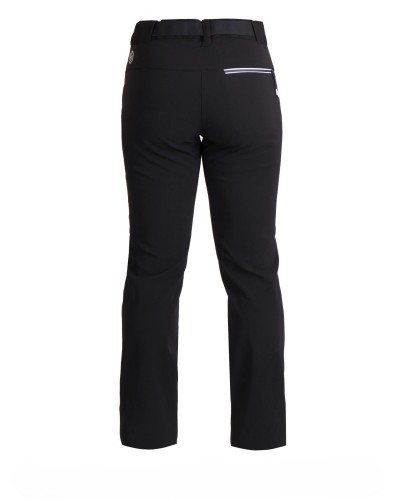 PANTALÓN LARGO TREKKING POLIANA INTERIOR PERCHADO 95% POLIÉSTER 5% ELASTANO NEGRO / GRIS