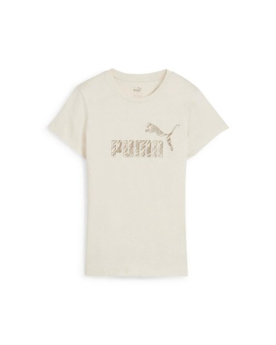 CAMISETA MANGA CORTA ESSENTIALS+ ANIMAL TEE BEIGE