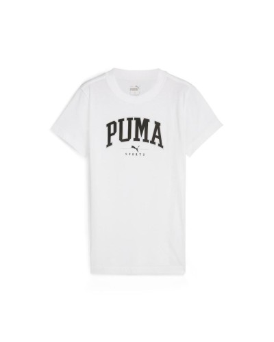 CAMISETA MANGA CORTA PUMA SQUAD GRAPHIC TEE BLANCO