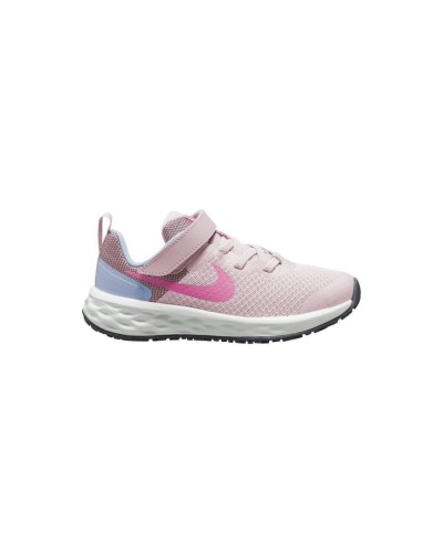 DEPORTIVO NIKE REVOLUTION 6 LITTLE KIDS SHOES SP23 PARTE SUPERIOR DE POLIÉSTER RECICLADO FORRO DE POLIÉSTER RECICLADO PLANTILLA 