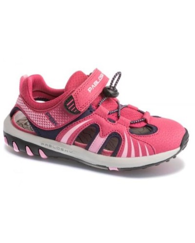 SANDALIA CERRADA P.U. FUCSIA GOMA