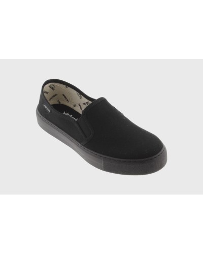 LONA SLIP ON PISO NEGRO