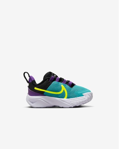 DEPORTIVO NIKE STAR RUNNER 4 LITTLE KIDS SHOES VERDE / MORADO / NEGRO