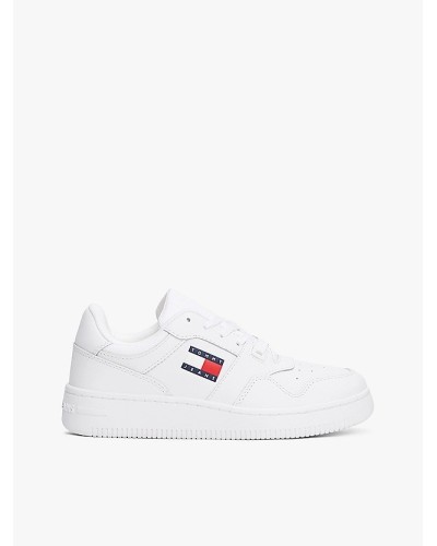 DEPORTIVO TOMMY JEANS WOMAN RETRO BASKET ESSENTIAL WHITE