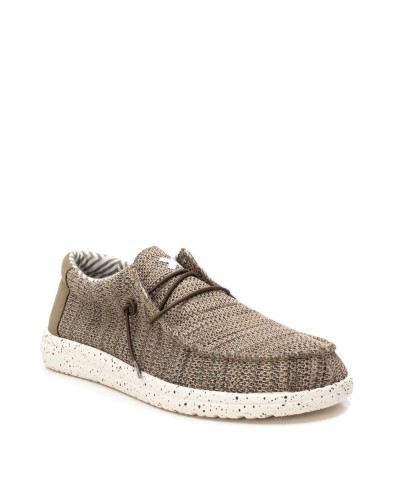 ZAPATO CABALLERO TEXTIL TAUPE