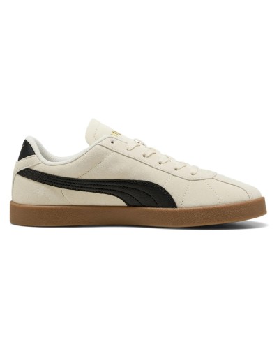 DEPORTIVO PUMA CLUB II ALPINE SNOW BEIGE / NEGRO / ORO