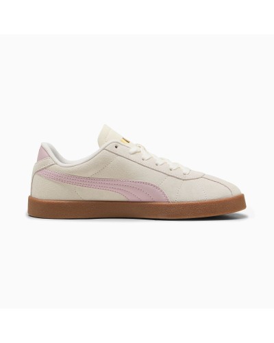 DEPORTIVO PUMA CLUB II WARM WHITE-ROSE MAUVE-GUM BEIGE / ROSA