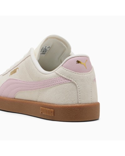 DEPORTIVO PUMA CLUB II WARM WHITE-ROSE MAUVE-GUM BEIGE / ROSA
