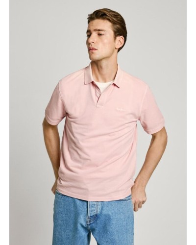 POLO MANGA CORTA NEW OLIVER GD ASH ROSE PINK