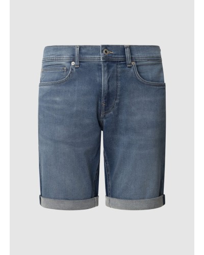 PANTALÓN CORTO VAQUERO SLIM GYMDIGO SHORT TRACK DENIM