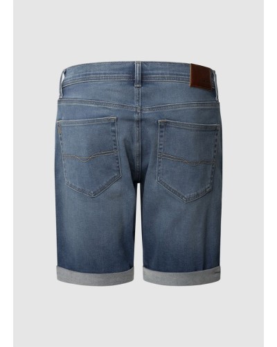 PANTALÓN CORTO VAQUERO SLIM GYMDIGO SHORT TRACK DENIM