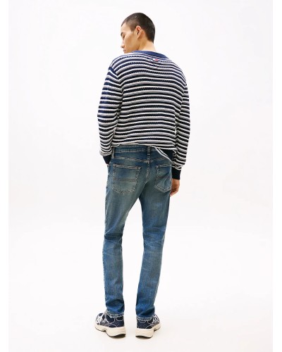 PANTALÓN LARGO VAQUERO SCANTOM SLIM DENIM DARK